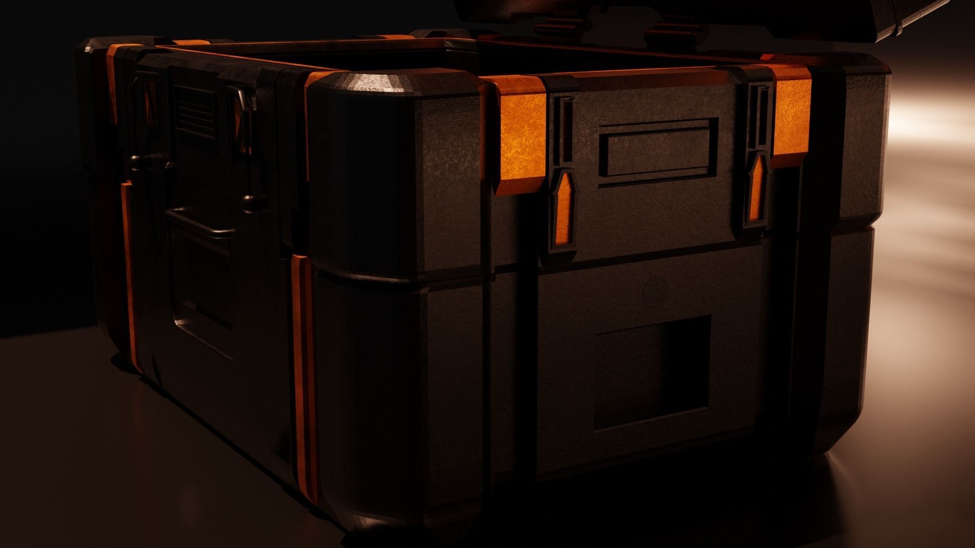 Game case Free 3D model_5