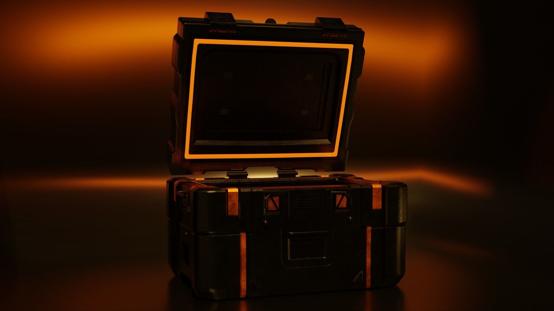 Game case Free 3D model_1