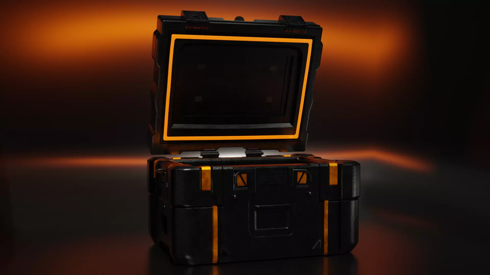 Game case Free 3D model_0