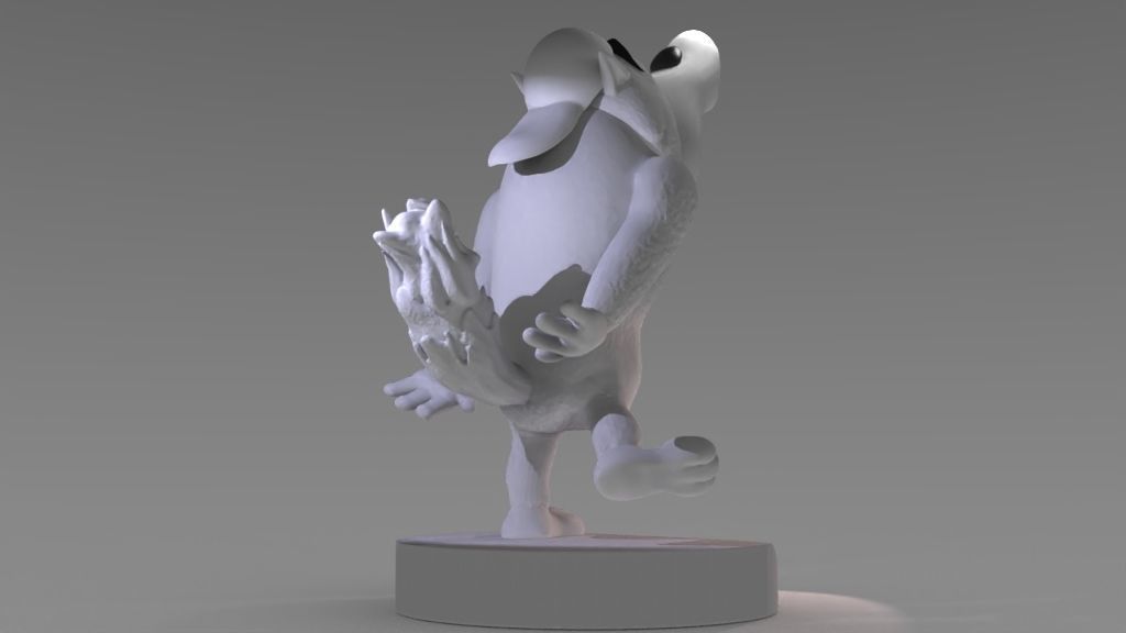 Fangface 3D print model_7