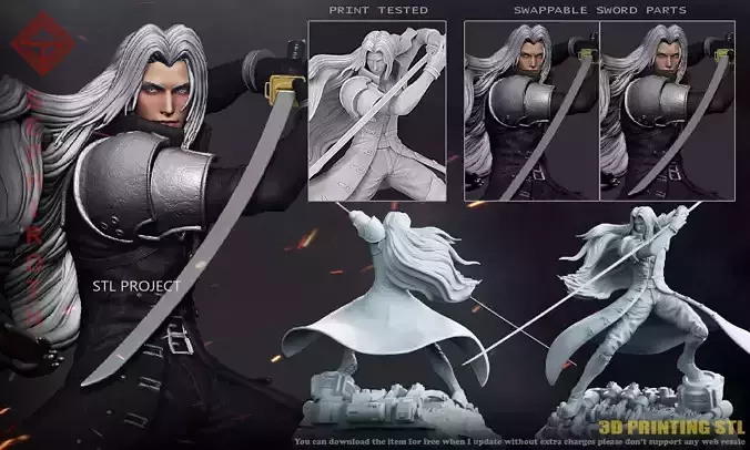 Sephiroth 3D print model