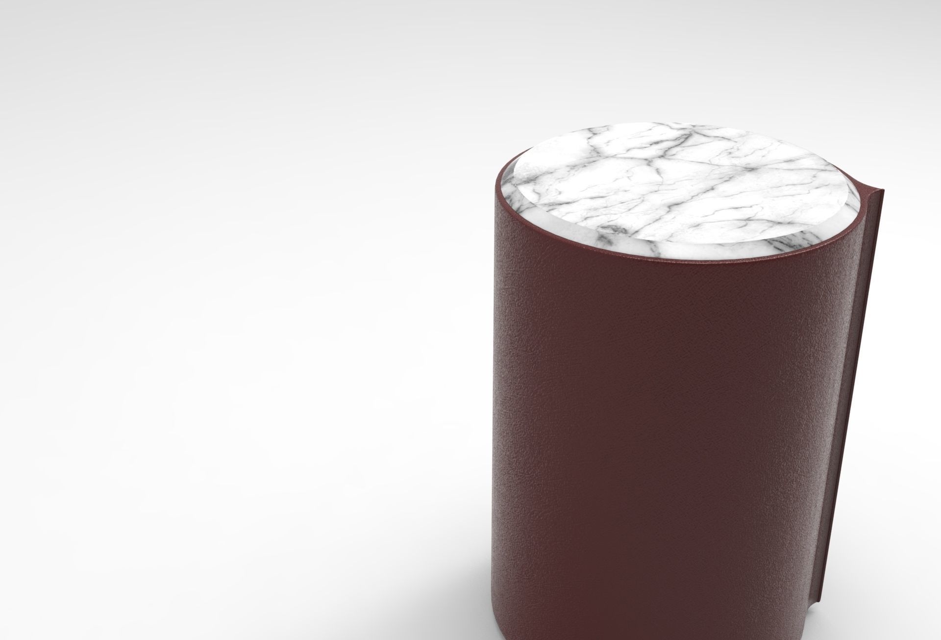 Hugu Night Table Low-poly 3D model_4