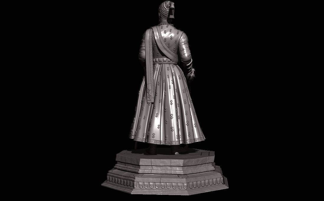 Chatrapati Shivaji Maharaj 3D print model_4