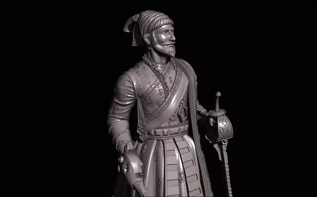 Chatrapati Shivaji Maharaj 3D print model_0