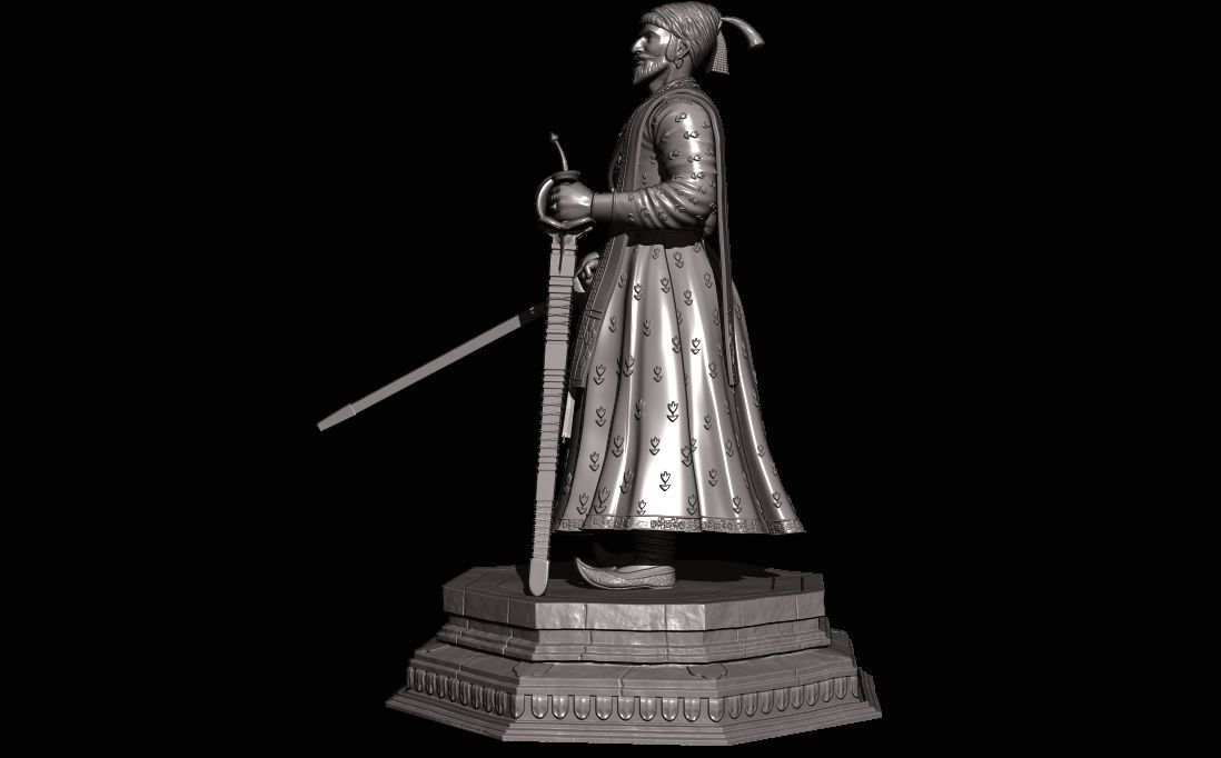 Chatrapati Shivaji Maharaj 3D print model_1