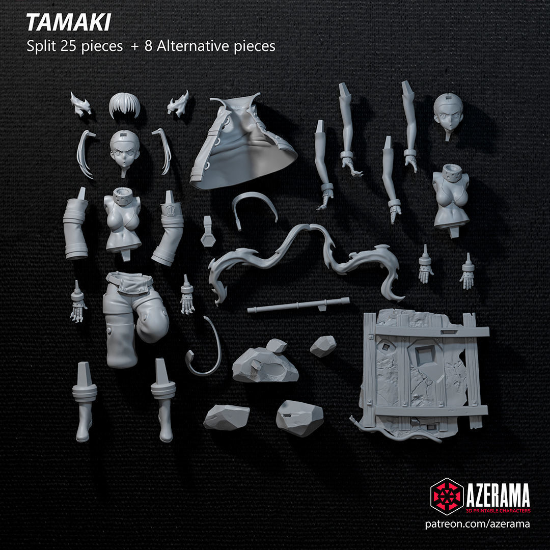 Tamaki STL Ready for 3D Printing 3D print model_1