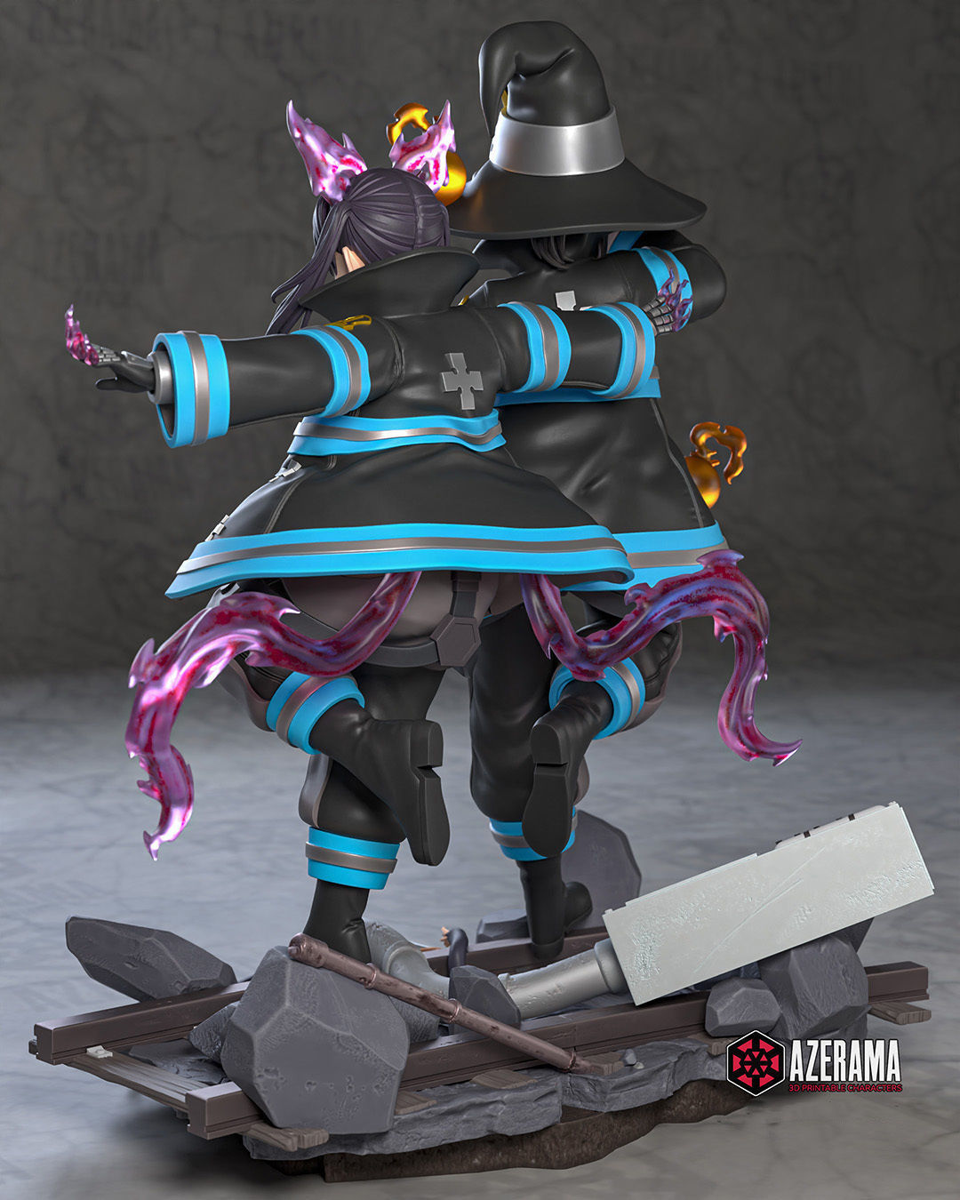 Maki and Tamaki STL Ready for 3D Printing 3D print model_4