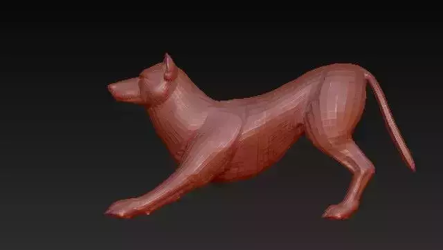 3D Model Dog