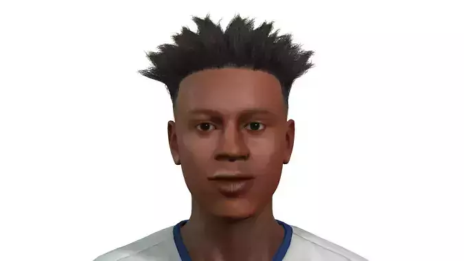 High Quality 3D Model of a Realistic Black Man