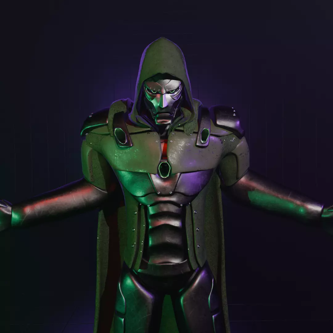 Dr Doom 3D model_0
