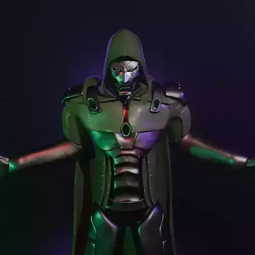 Dr Doom 3D model