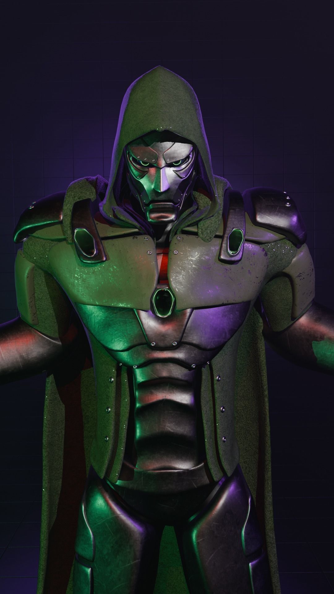 Dr Doom 3D model_2