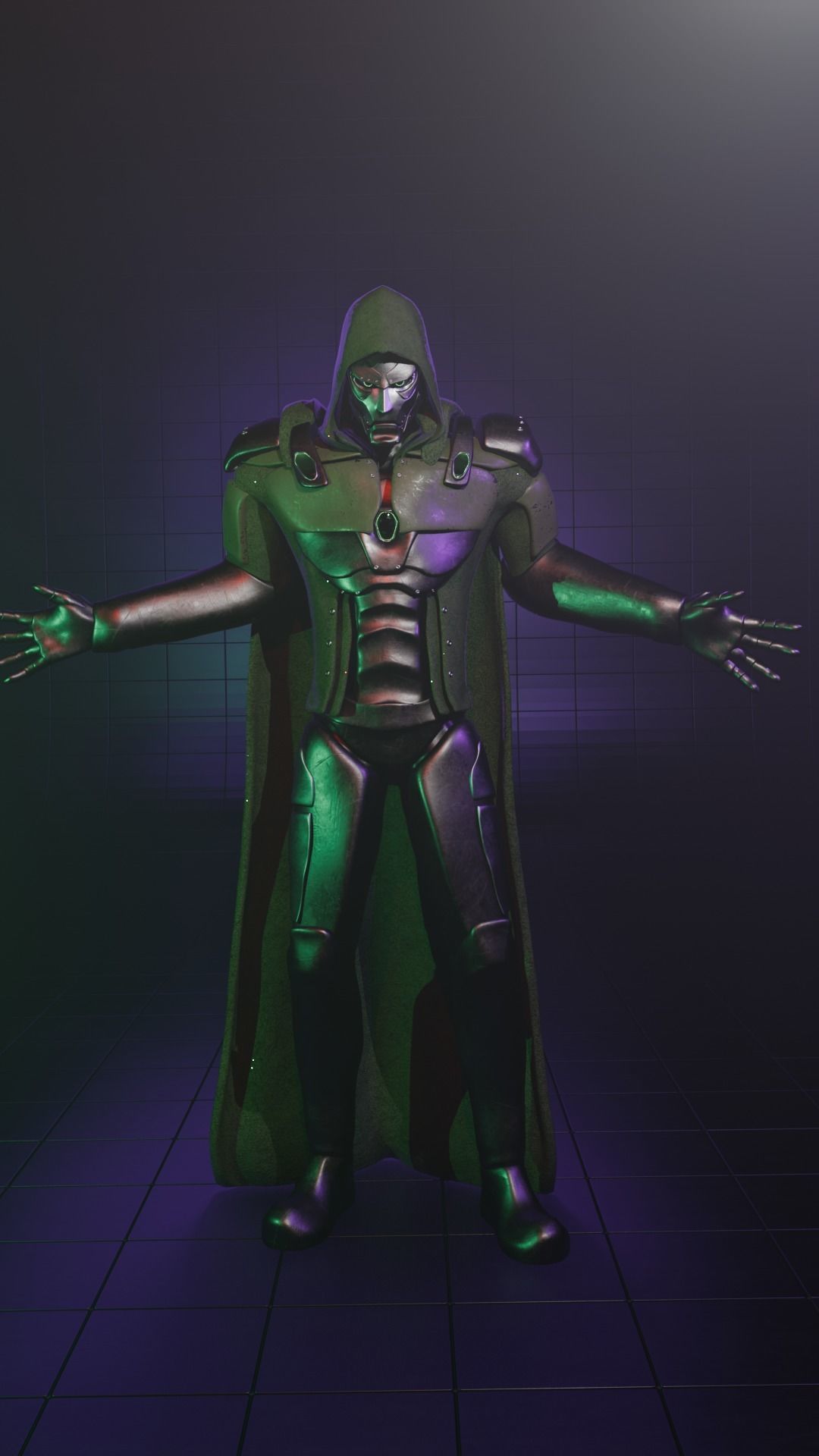 Dr Doom 3D model_7