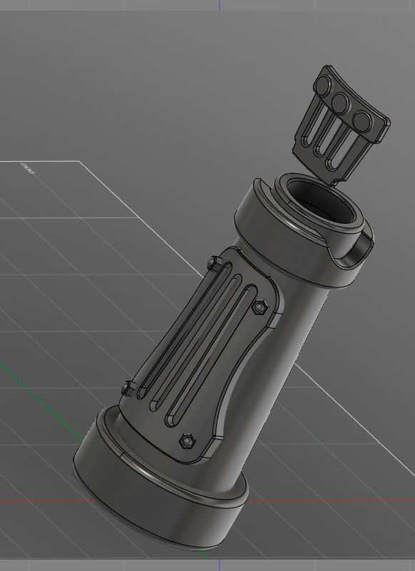 Cammy Cosplay Glove - Street Fighter 3D print model_6