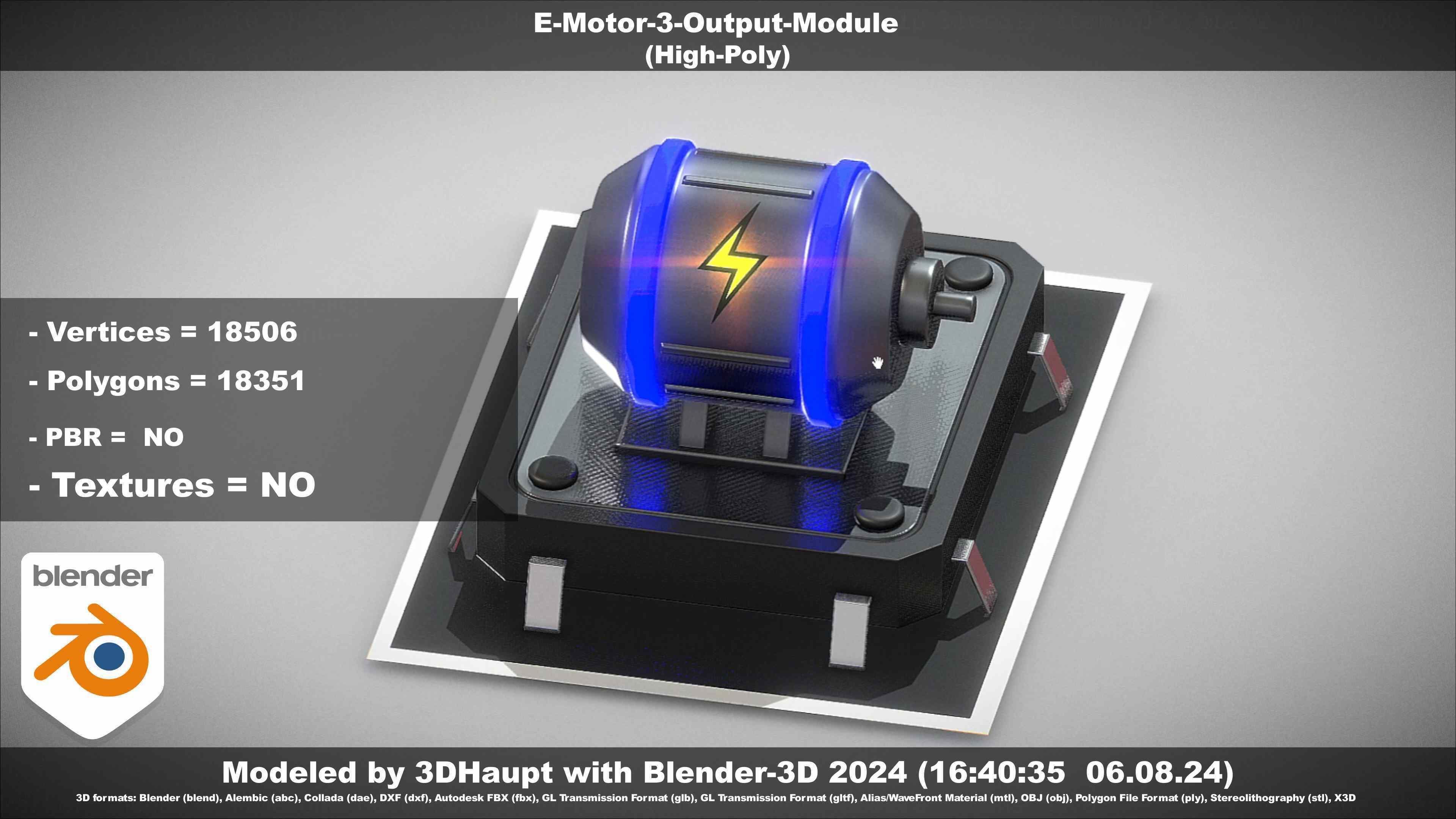 E-Motor-3-Output-Module 3D model_69