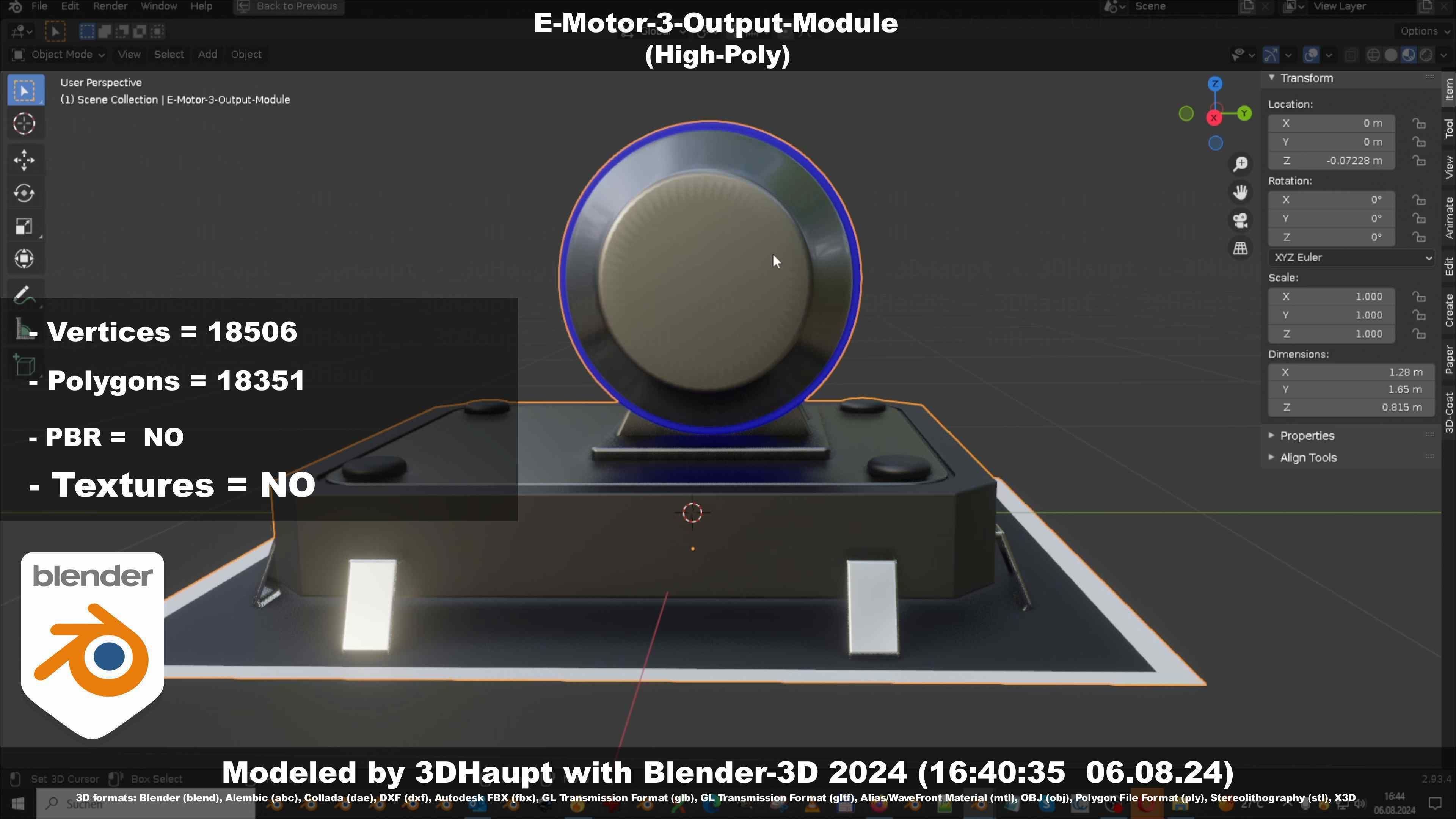 E-Motor-3-Output-Module 3D model_130