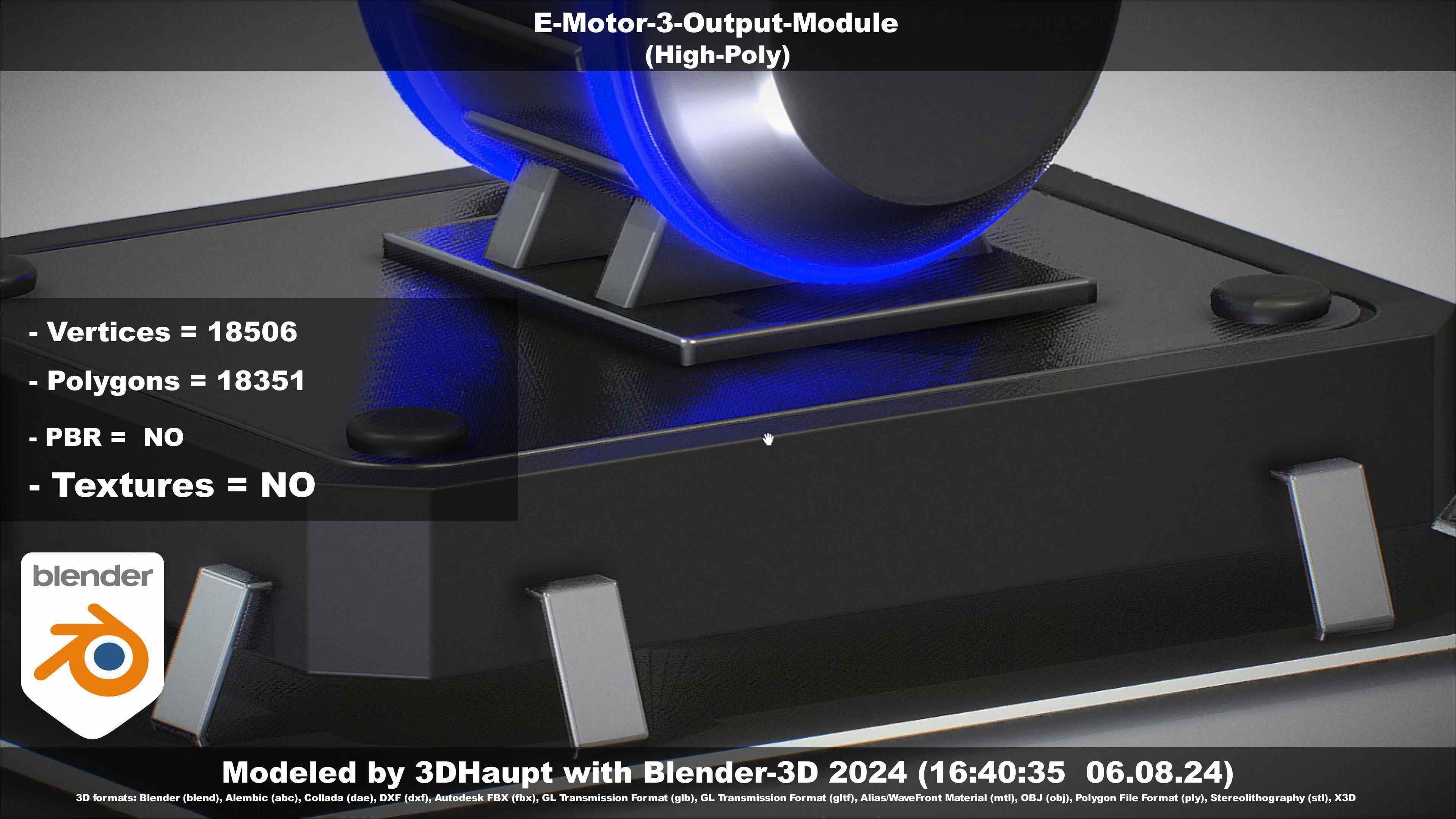 E-Motor-3-Output-Module 3D model_121