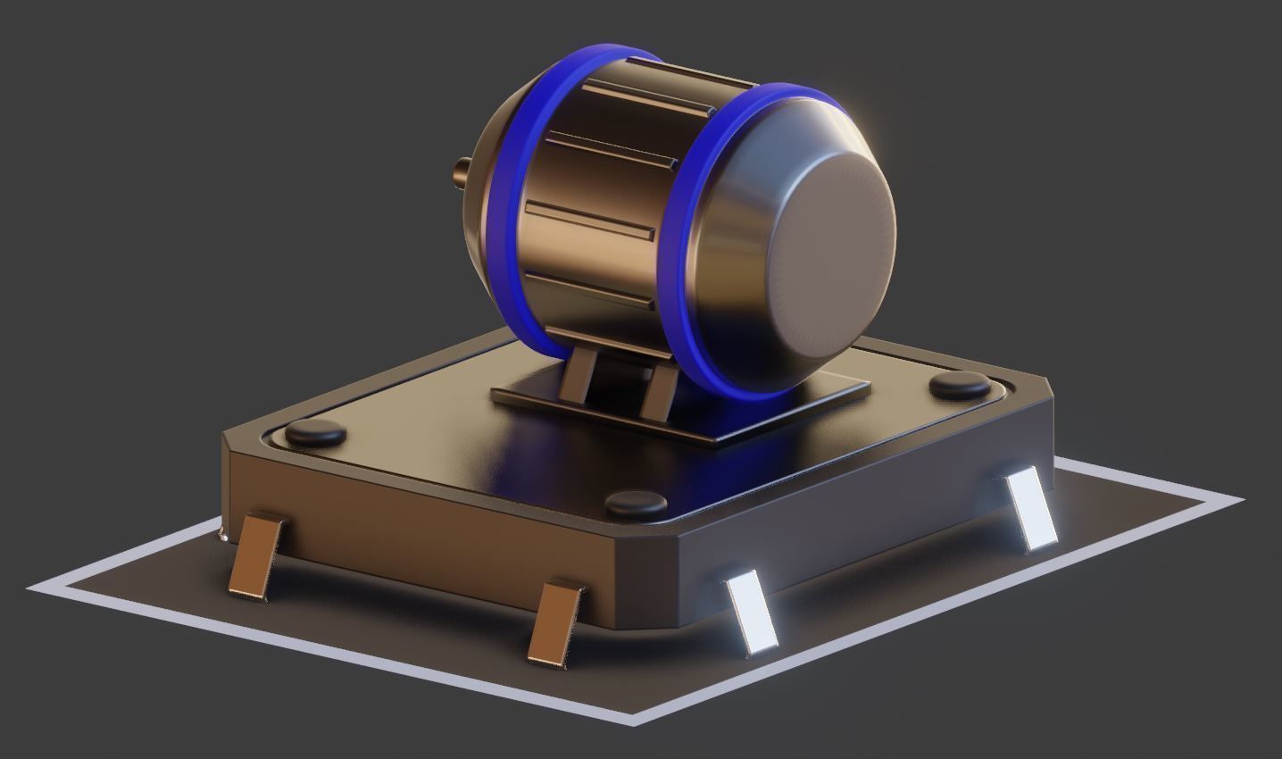 E-Motor-3-Output-Module 3D model_4