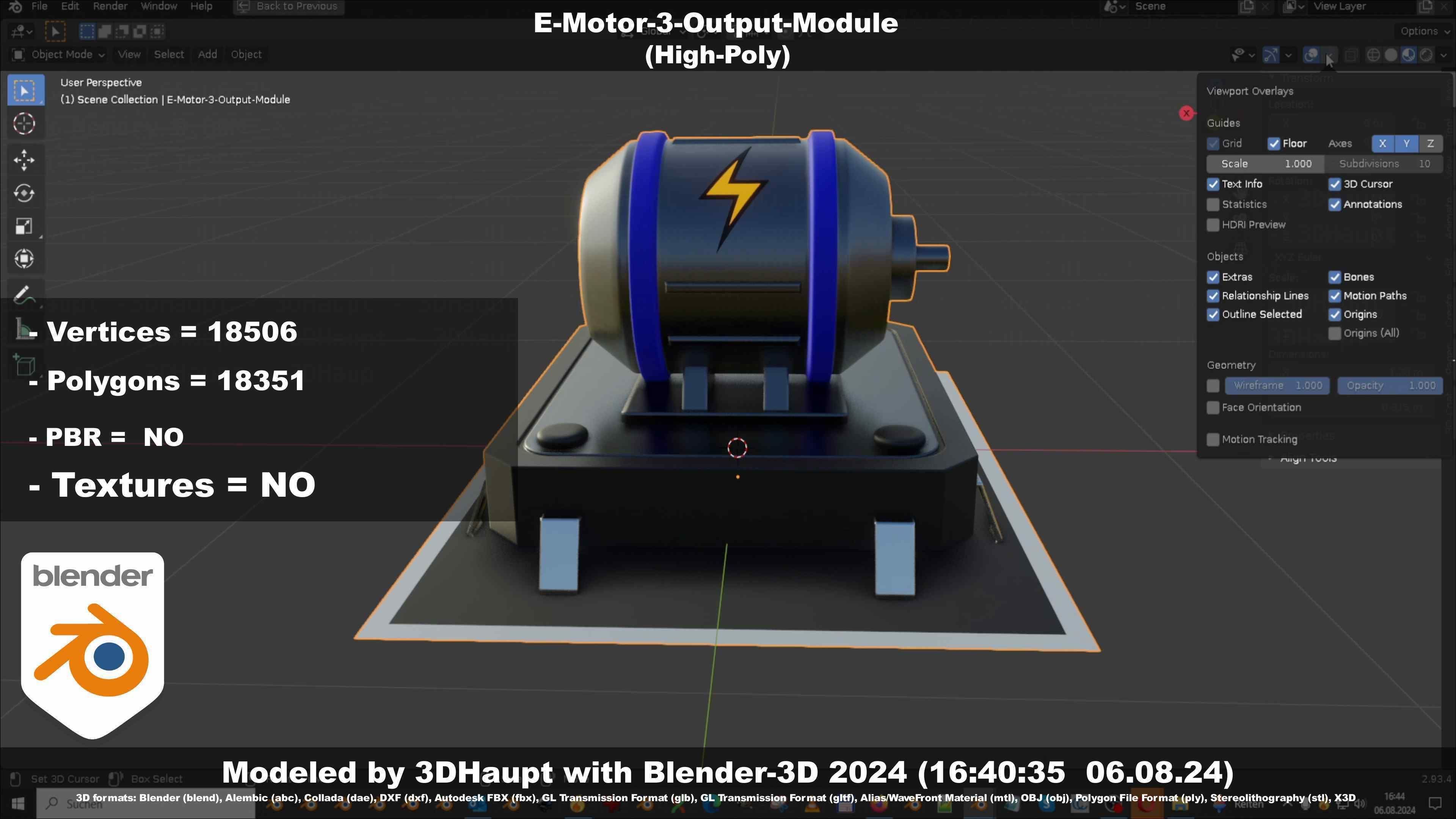 E-Motor-3-Output-Module 3D model_7