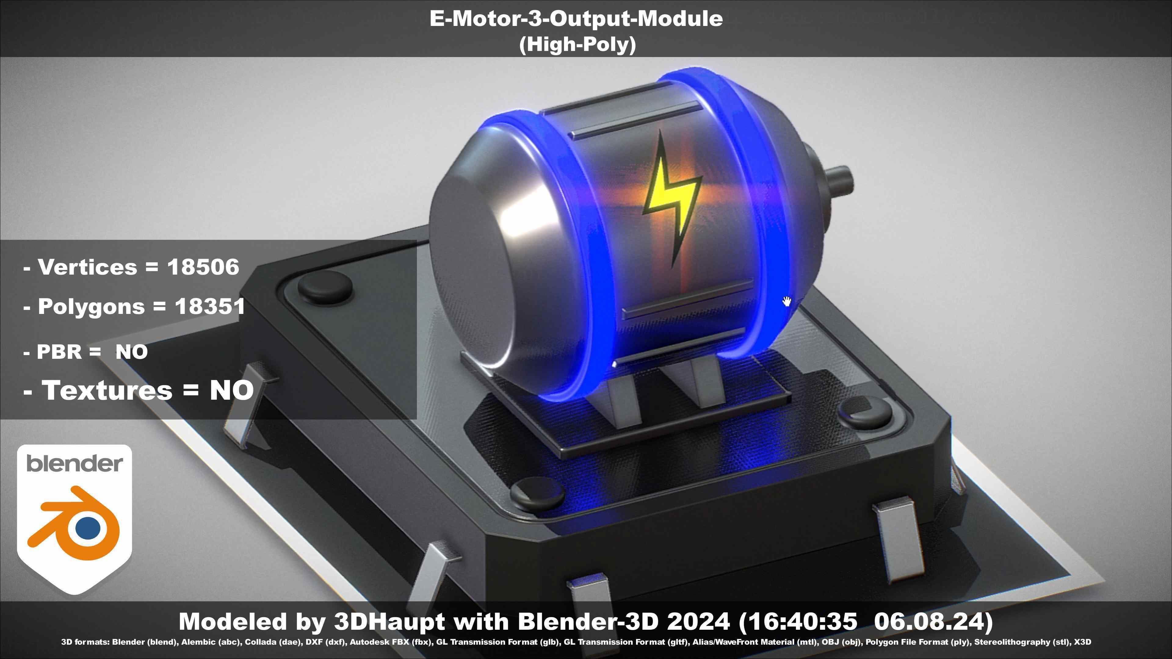 E-Motor-3-Output-Module 3D model_123