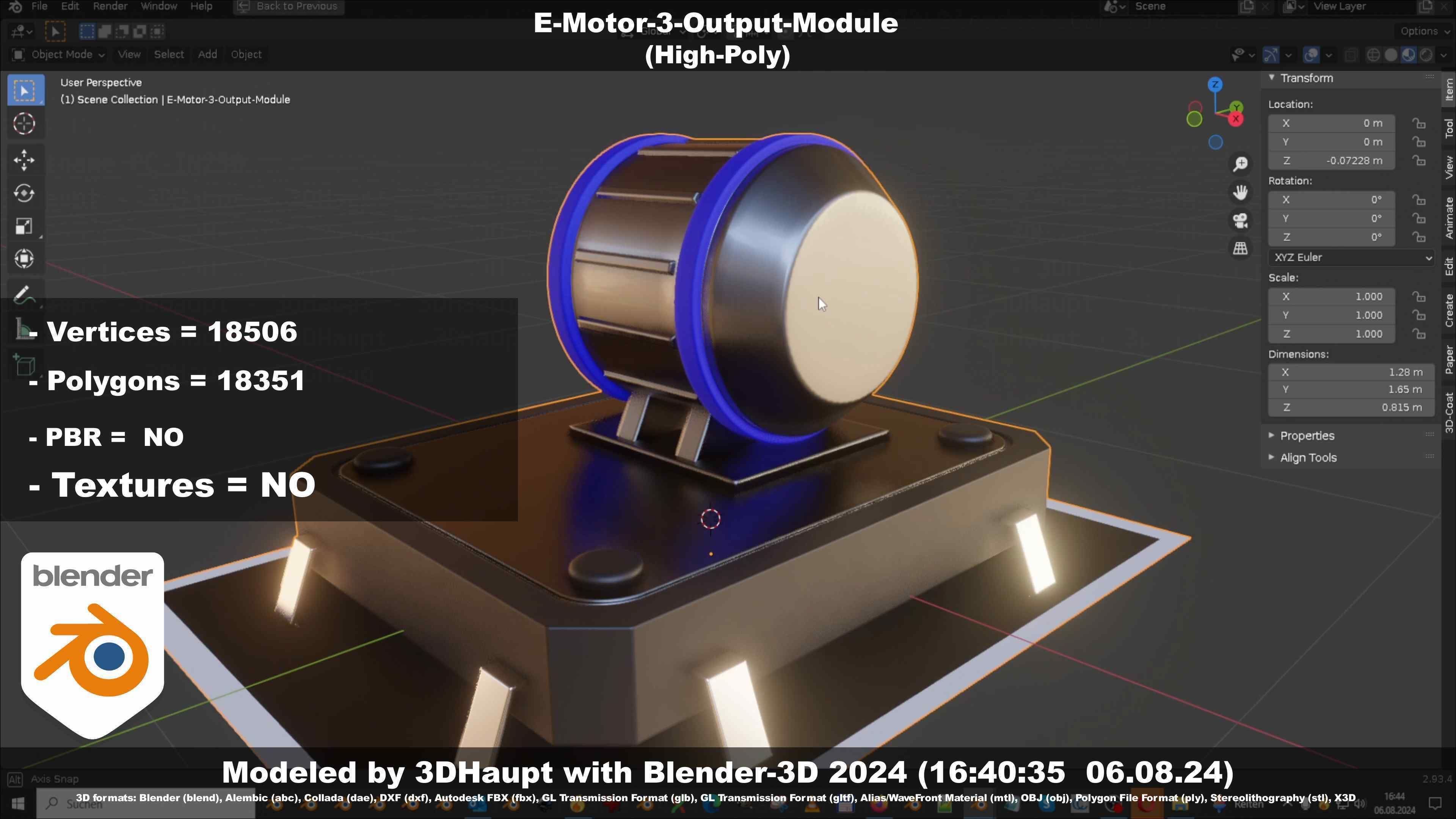 E-Motor-3-Output-Module 3D model_113