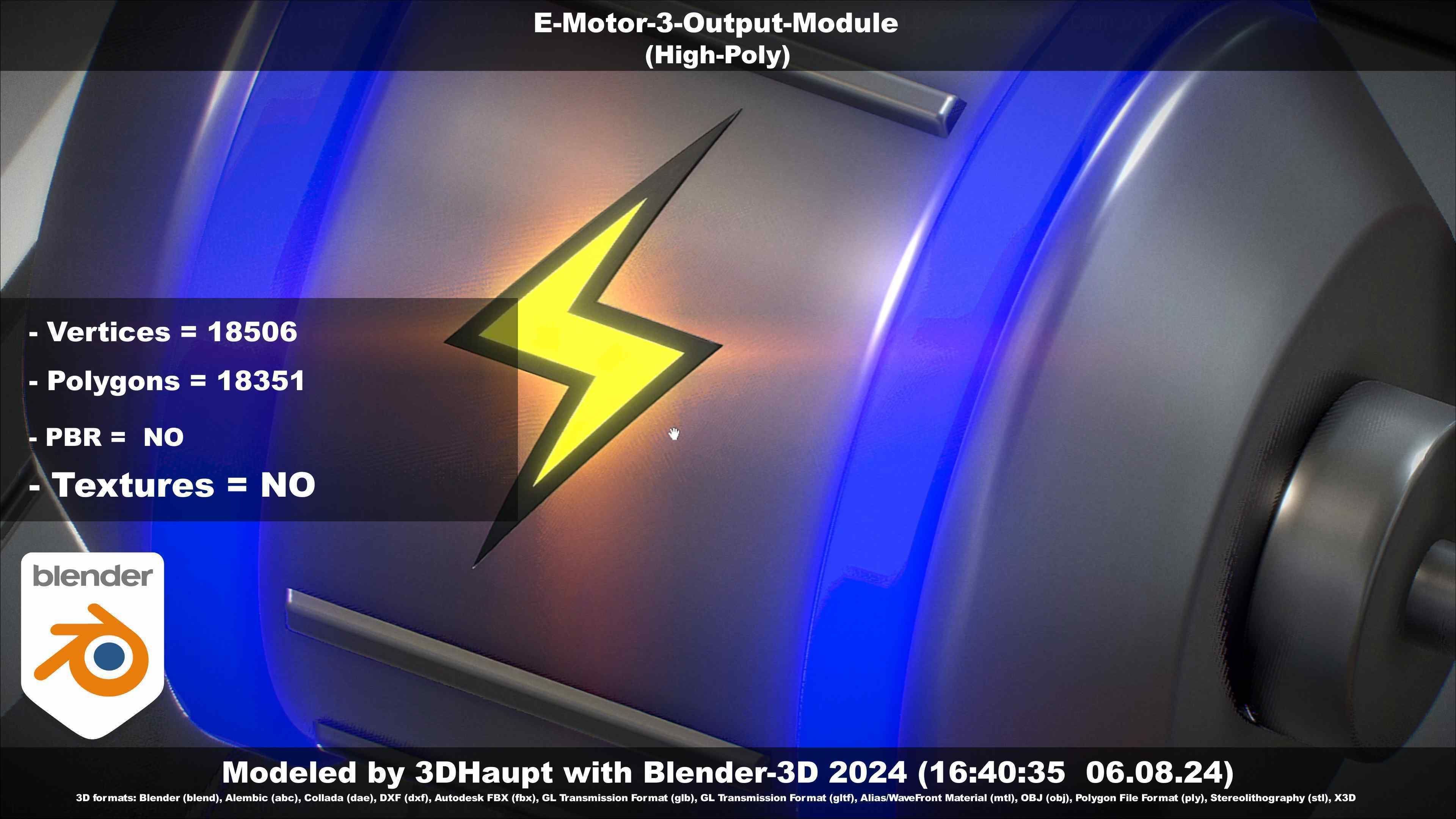 E-Motor-3-Output-Module 3D model_118