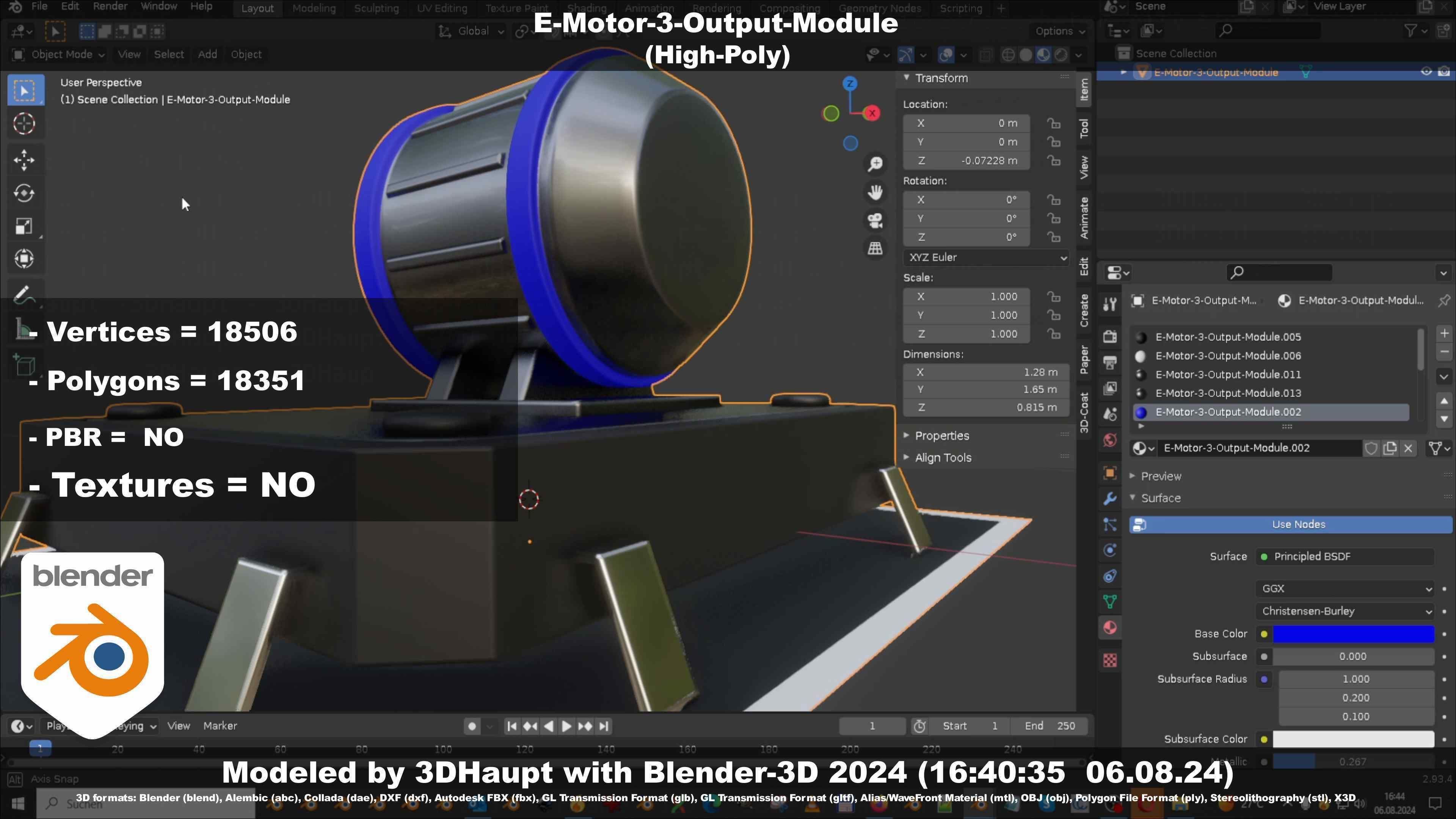 E-Motor-3-Output-Module 3D model_129