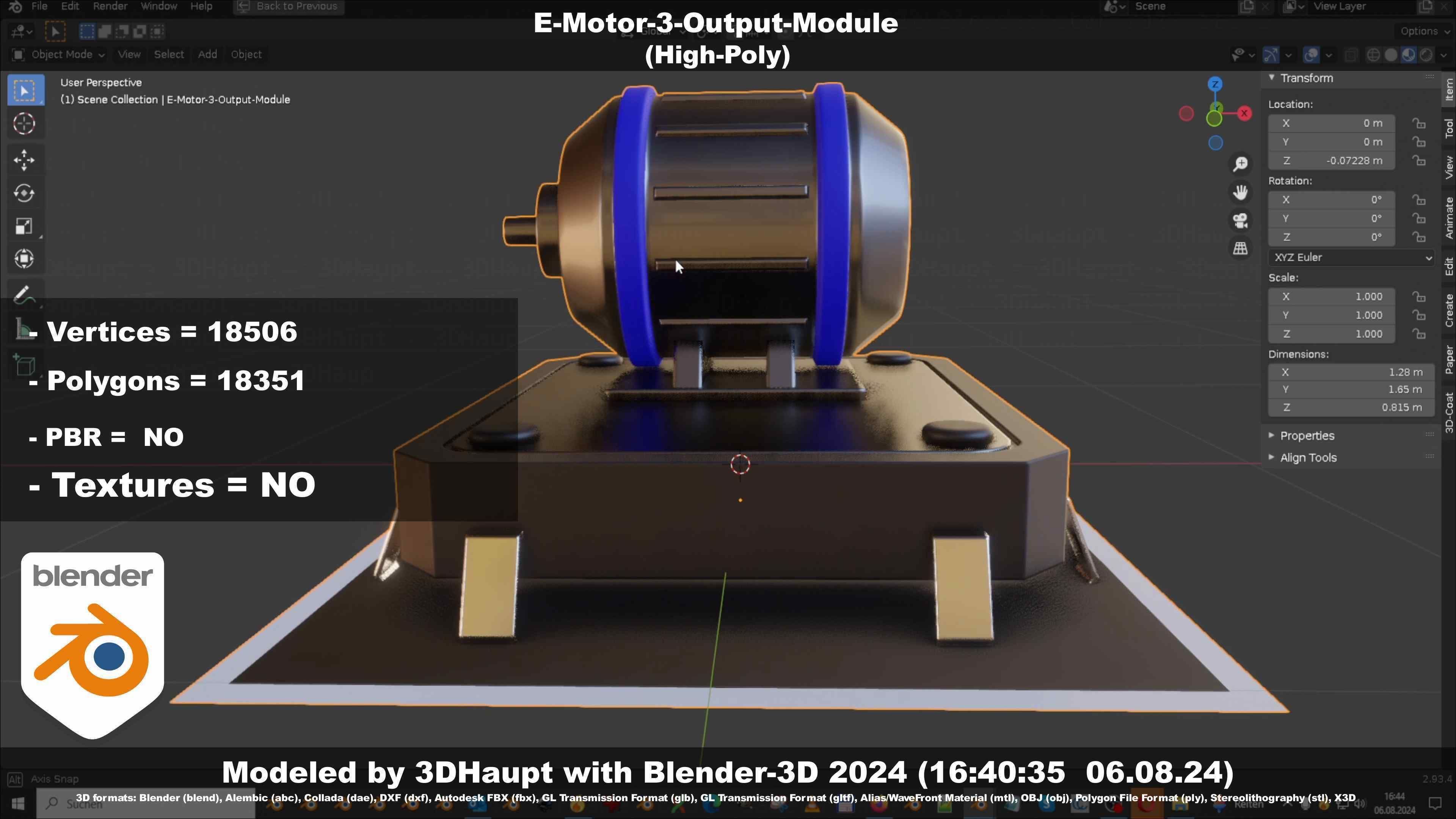 E-Motor-3-Output-Module 3D model_132