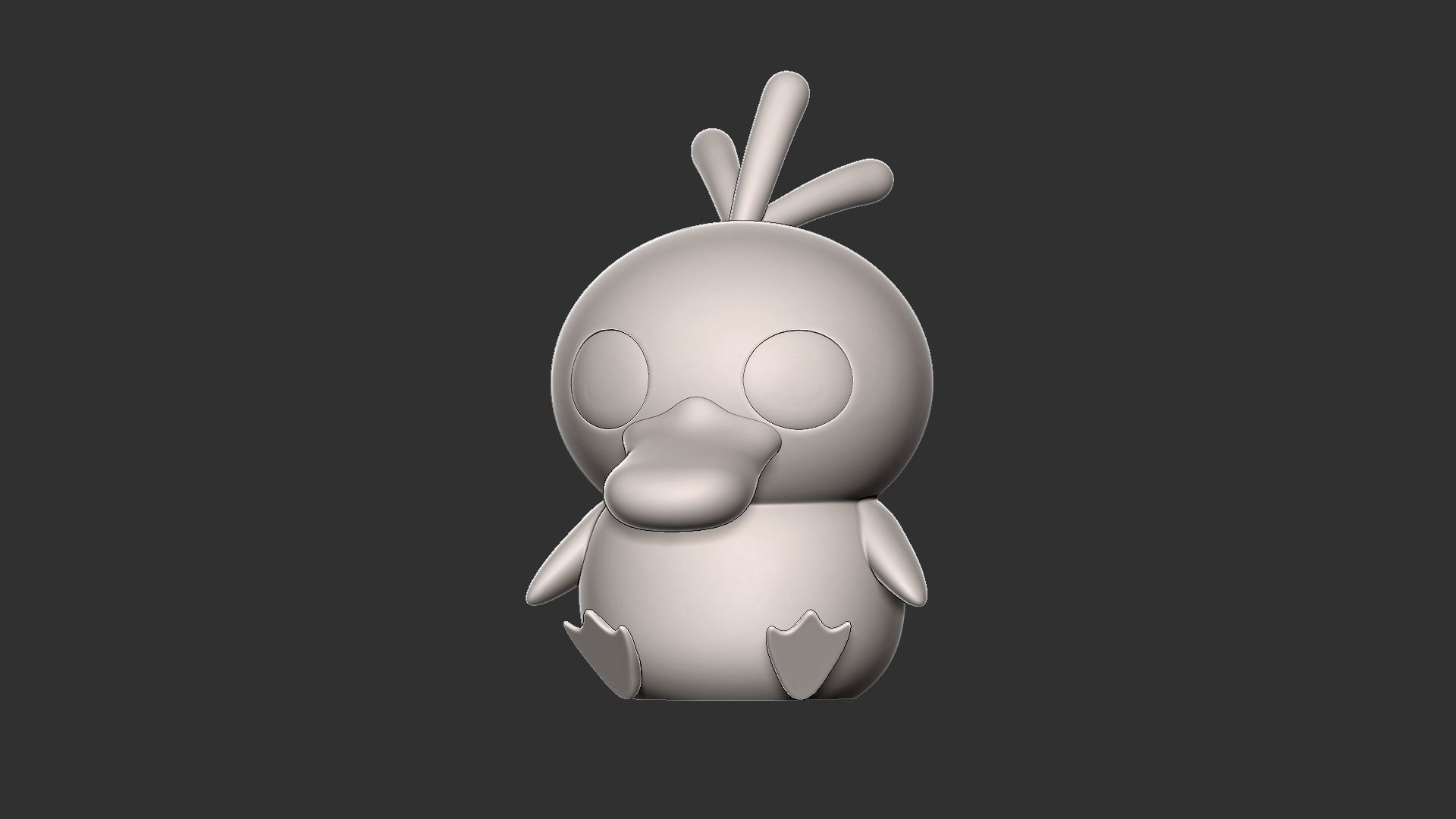FREE baby psyduck Free 3D print model_2