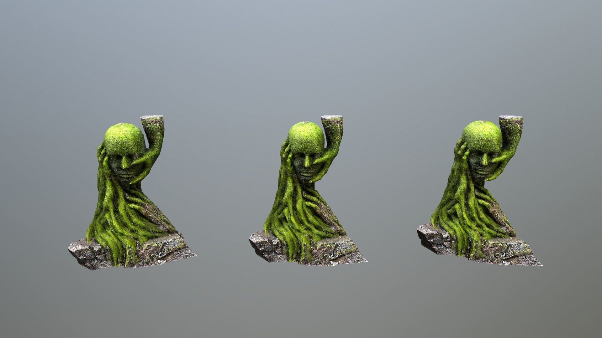 Hands of the devil Low-poly 3D model_10