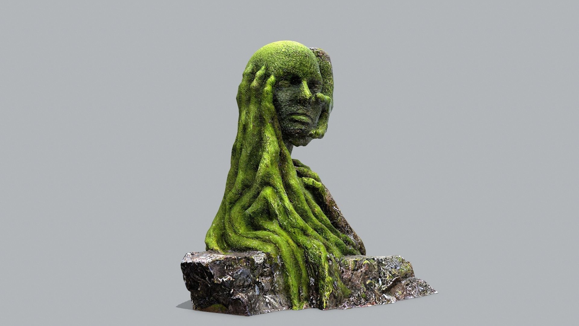 Hands of the devil Low-poly 3D model_1