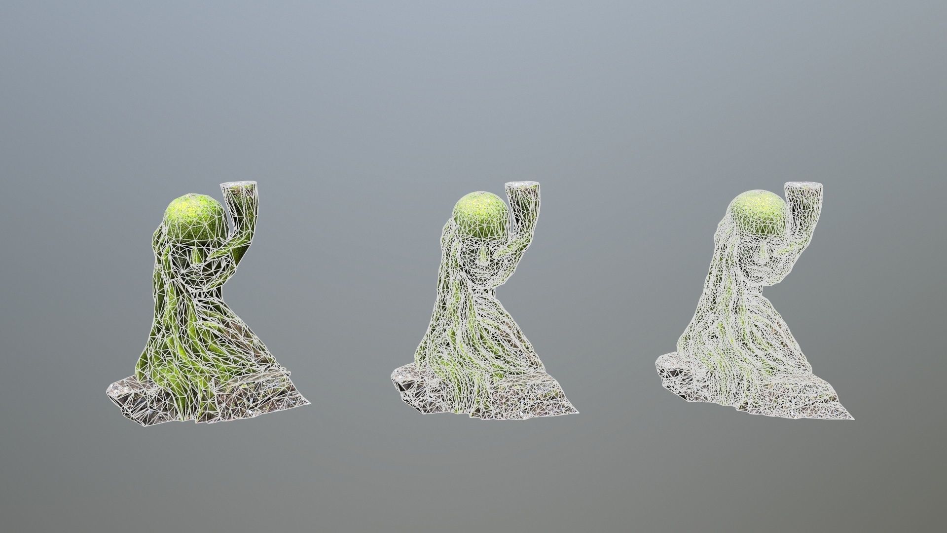 Hands of the devil Low-poly 3D model_11