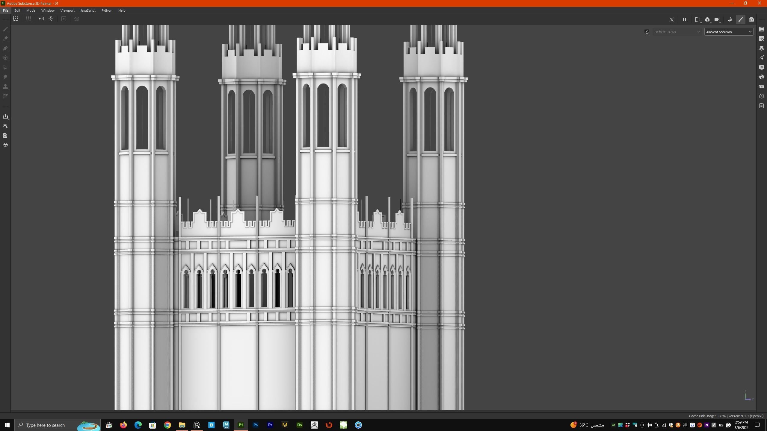 Palace of Westminster and Big Ben 3D model_25