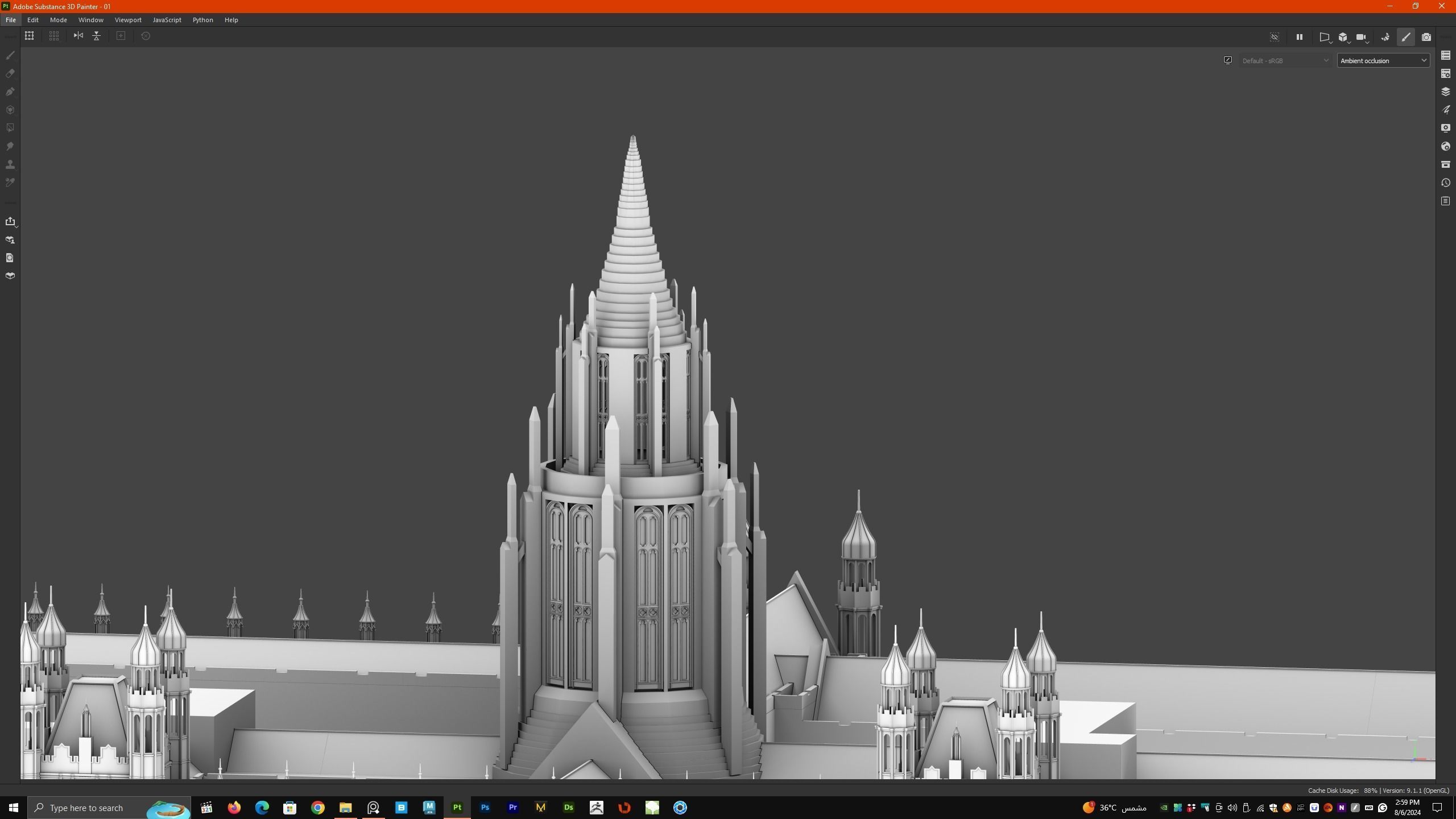 Palace of Westminster and Big Ben 3D model_23