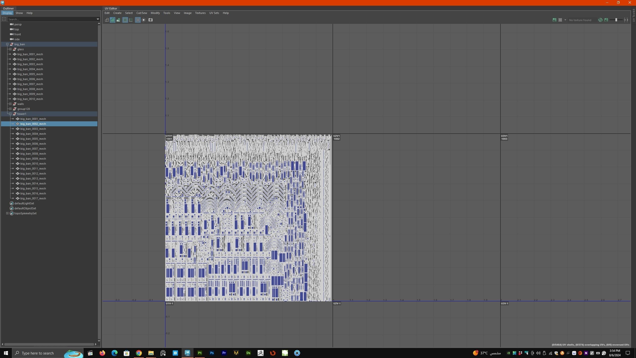 Palace of Westminster and Big Ben 3D model_42