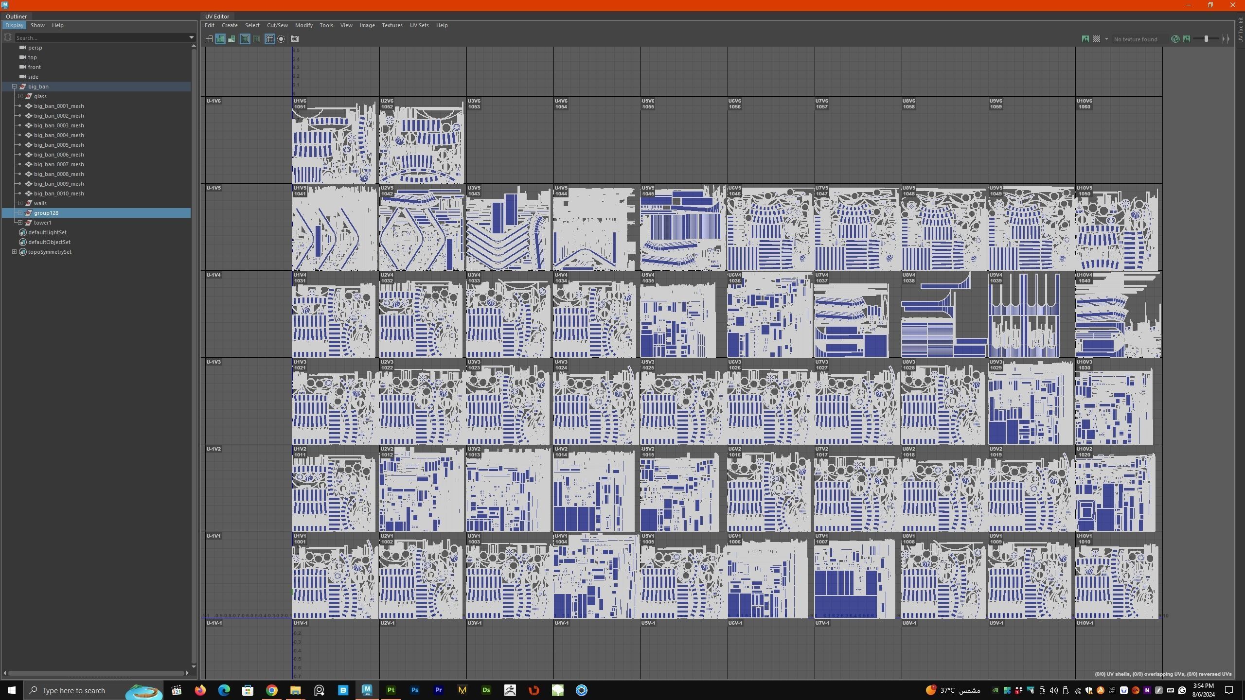Palace of Westminster and Big Ben 3D model_38