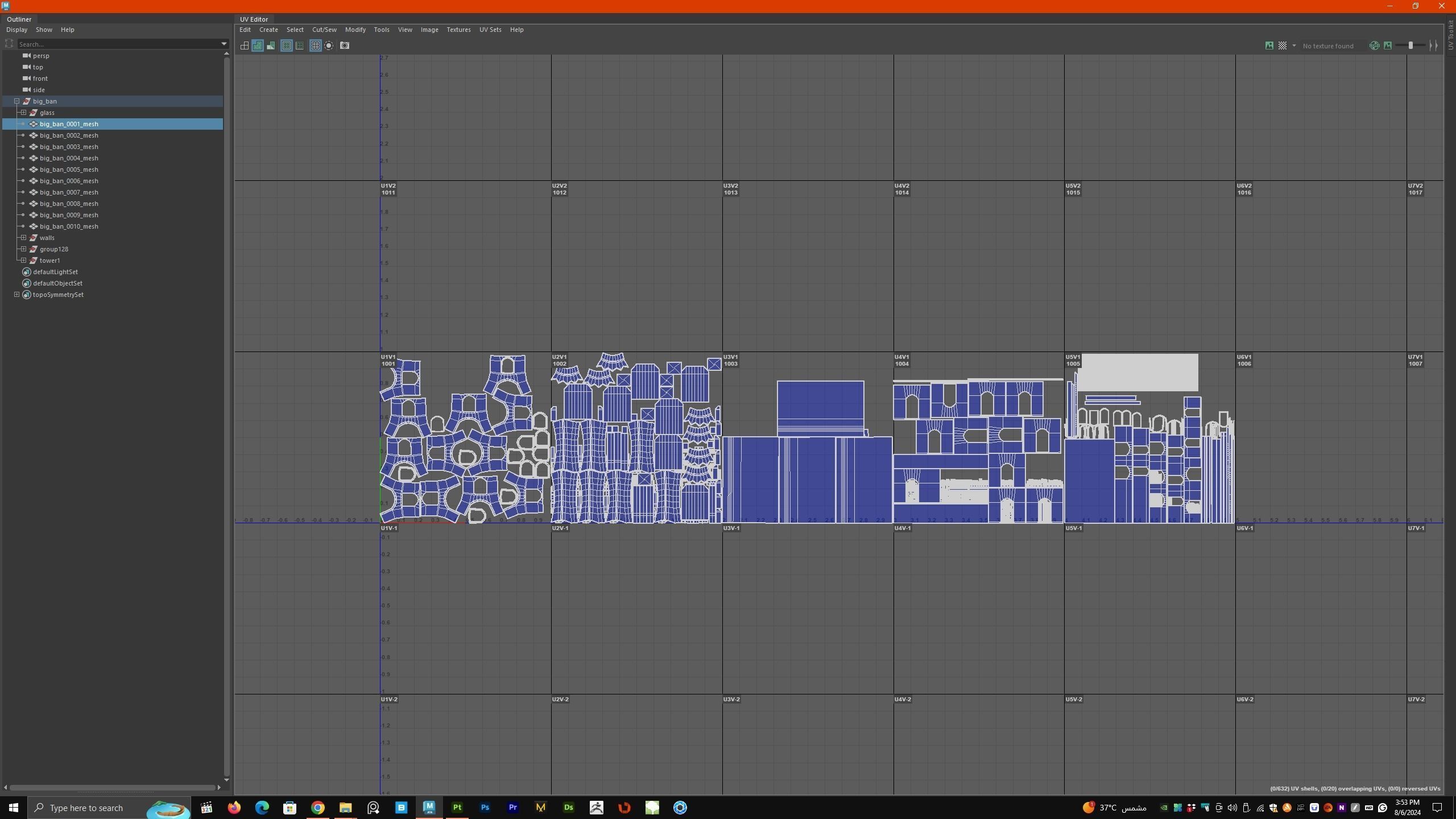 Palace of Westminster and Big Ben 3D model_39