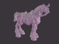 Horse cartoon 3d print 3D print model_4