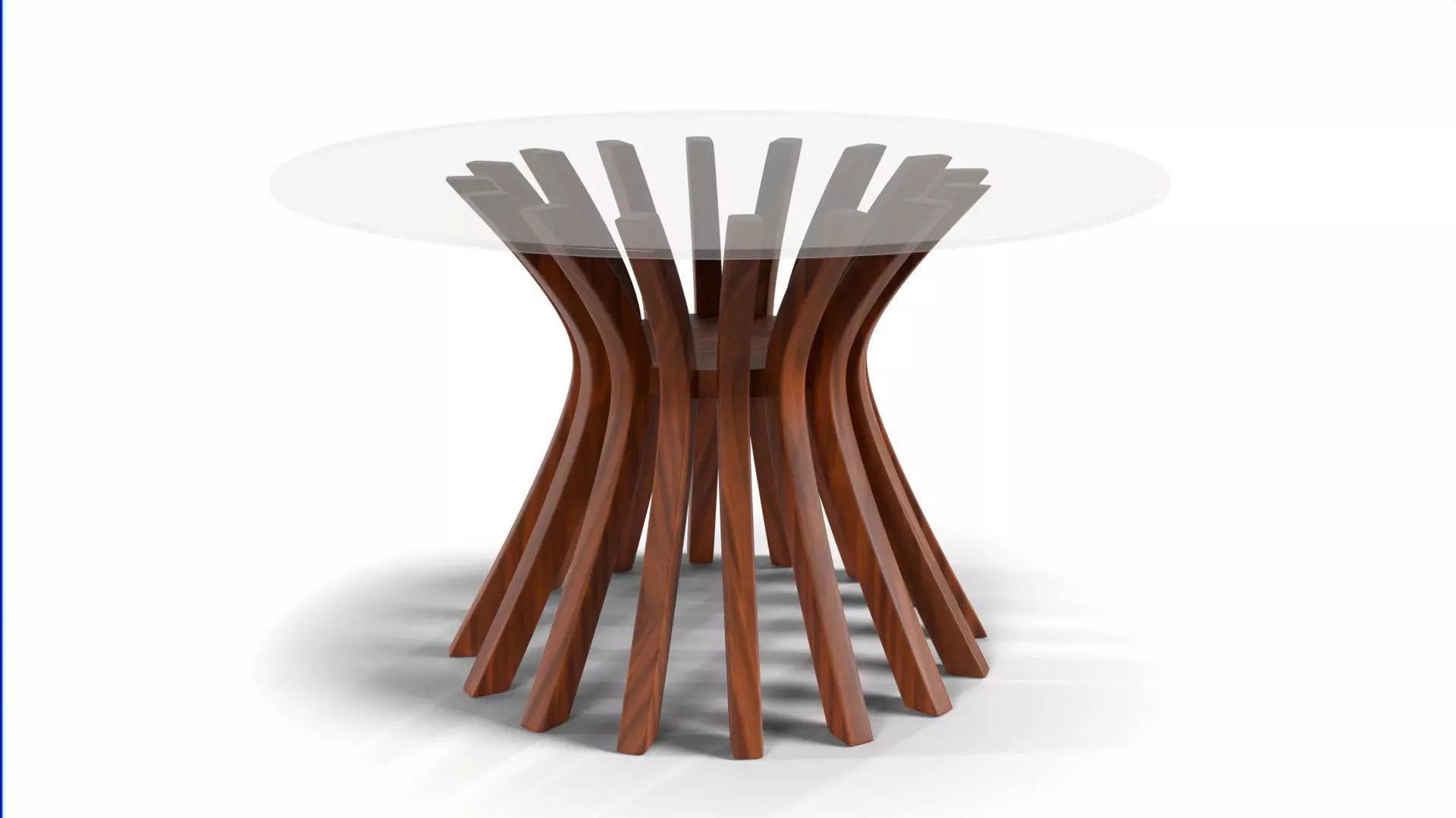 Bravo Dining Table Base 3D model