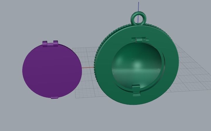 Pendant ball Model 5997 3D print model_3