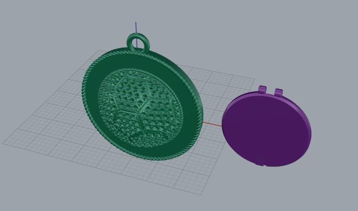 Pendant ball Model 5997 3D print model_2