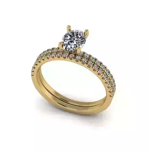 Solitaire ring Model 5995