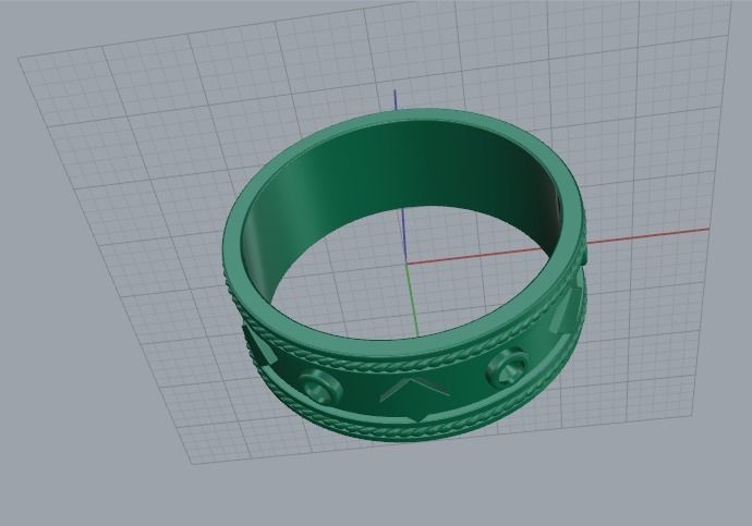 Ring Model 5990 3D print model_3