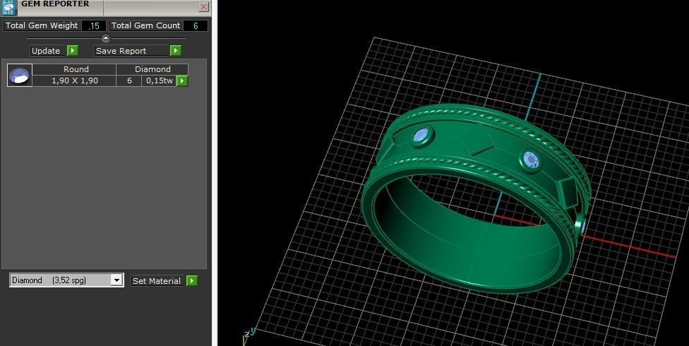 Ring Model 5990 3D print model_7