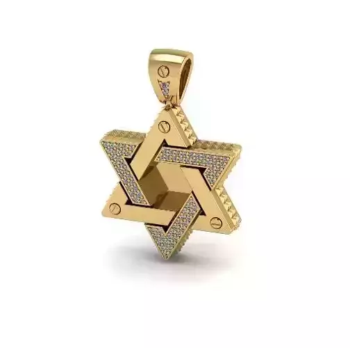 Star of David pendant Model 5986