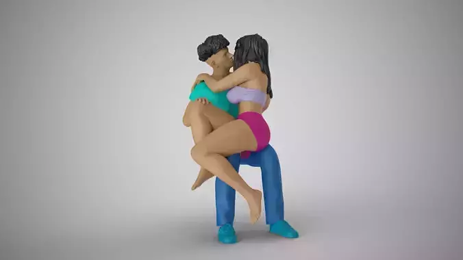 Cheek by Jowl 2 3D print model Cheek by Jowl 2 3D print model