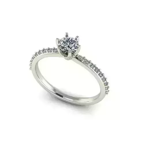 Solitaire ring Model 5955