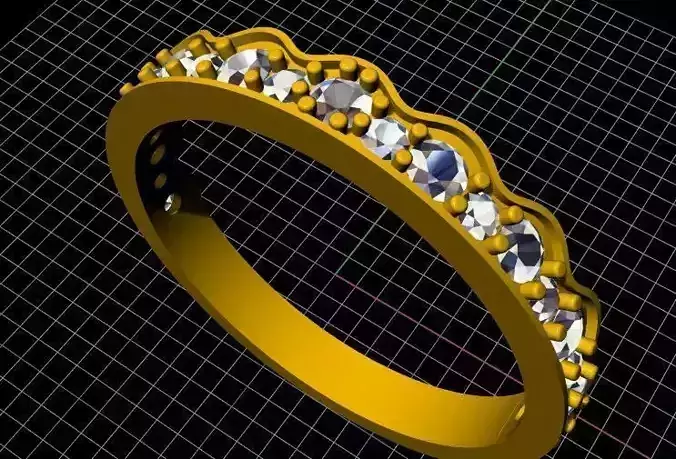 Diamond ring 3dm file