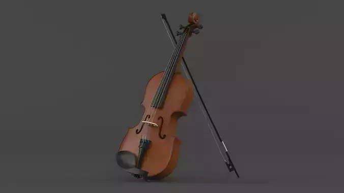 Violin 3D model