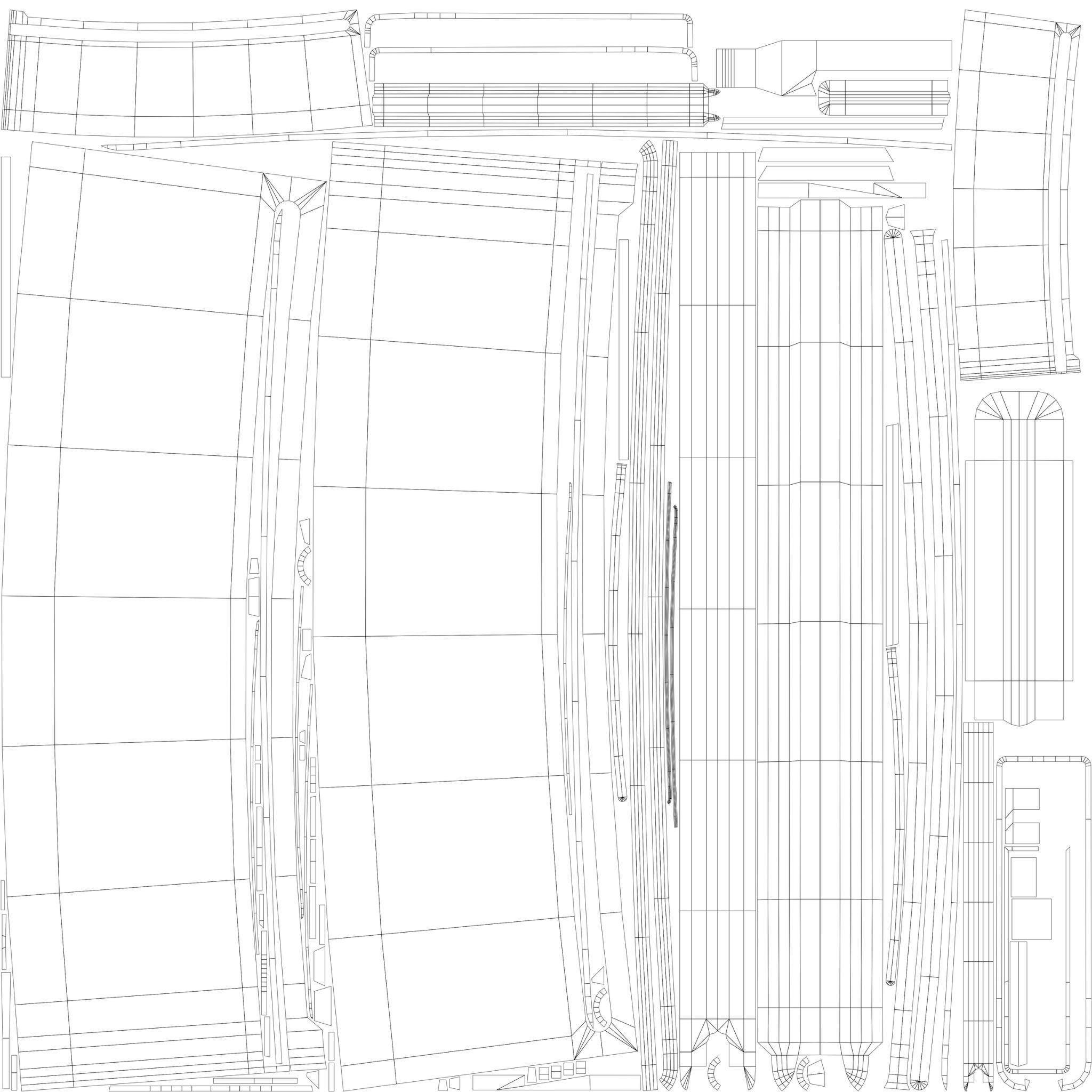 L1A1 Rifle Low-poly 3D model_11